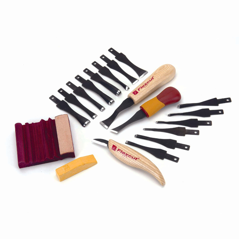 Deluxe Starter Carving Set w/ Free Relief Carving DVD - 21 Piece